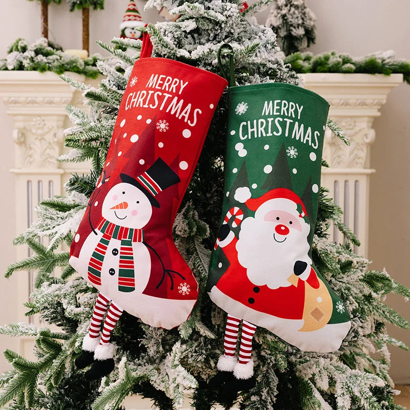 Medias Navideñas grandes decorativas
