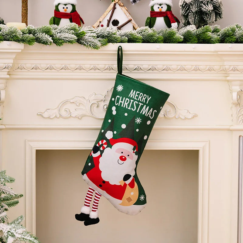 Medias Navideñas grandes decorativas