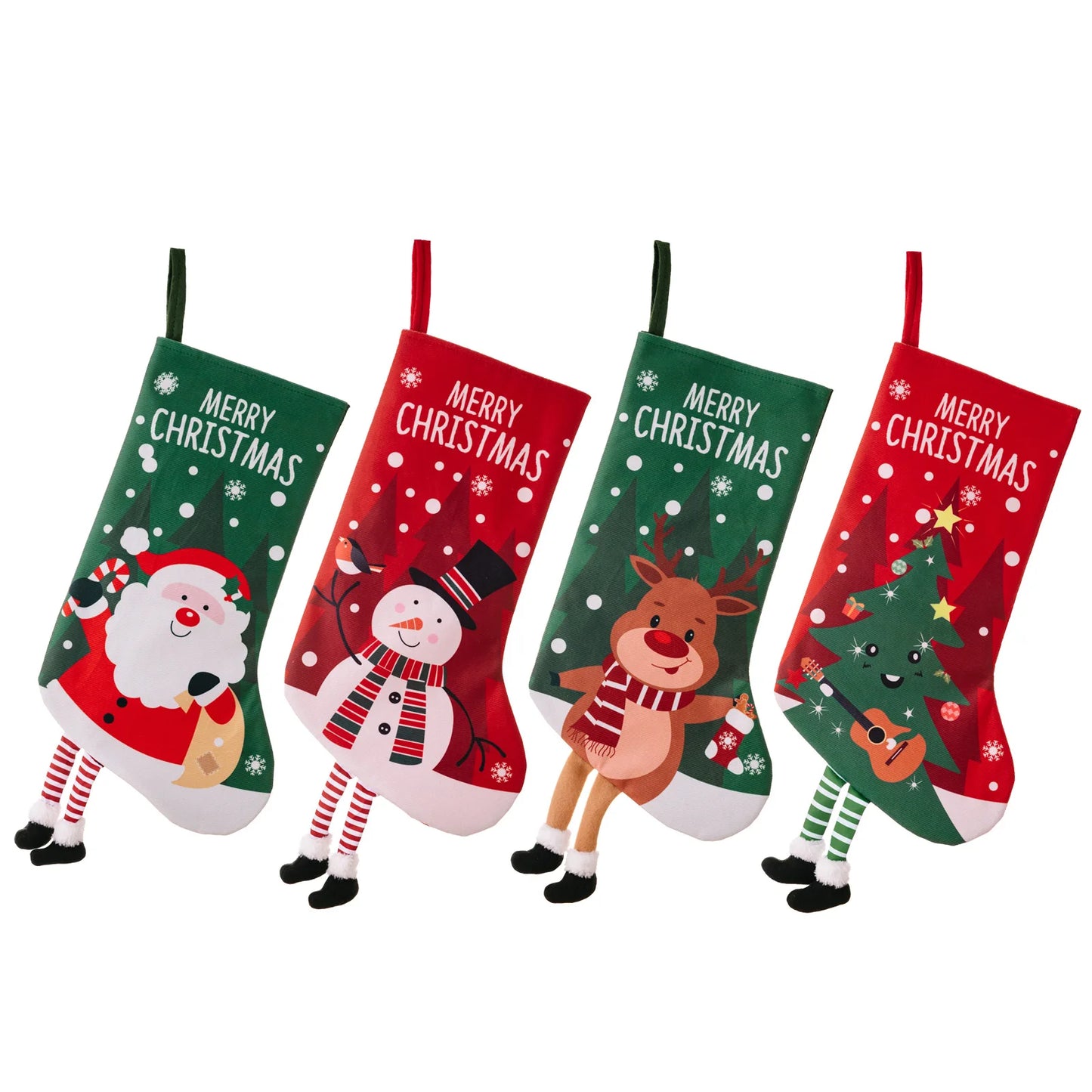 Medias Navideñas grandes decorativas