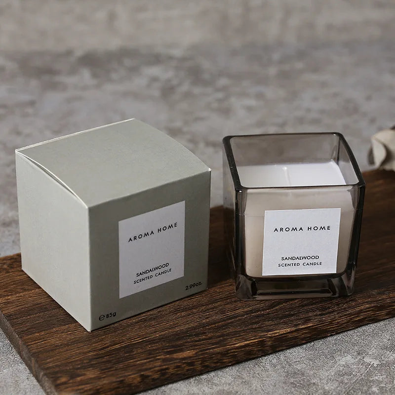 Vela perfumada de aceite esencial estilo vintaje