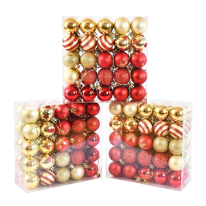 Bolas para arbol de Navidad 50pcs