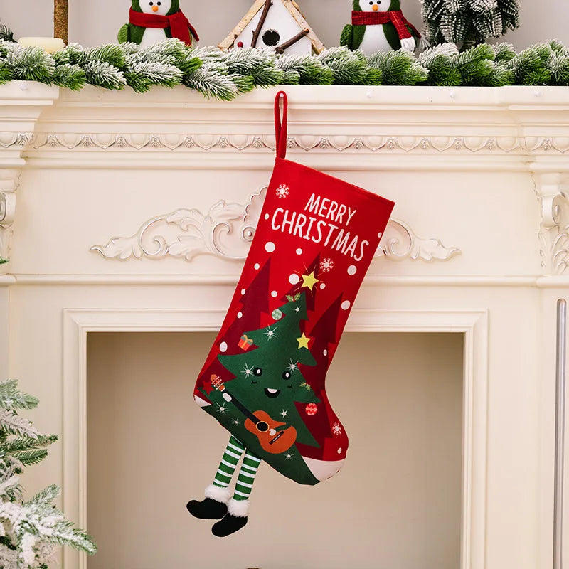 Medias Navideñas grandes decorativas